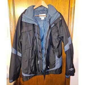 Columbia Interchange Sportswear Thermal Winter Jacket Coat Men's Size Medium